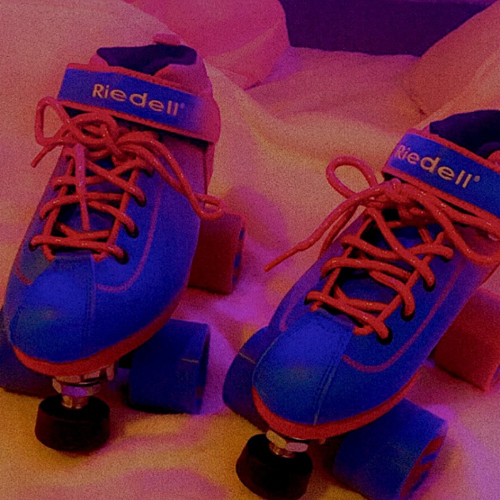 (Used) ombré skates Riedell